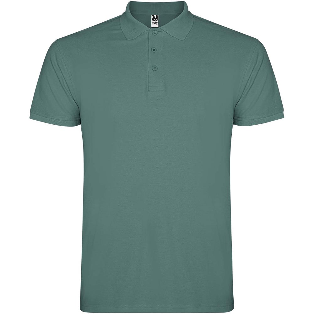 Star 200 g/m² herenpolo met korte mouwen - Kalm blauw