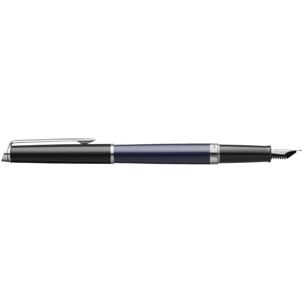 Waterman Hemisphere vulpen met kleurblokken en palladium afwerking (blauwe inkt)