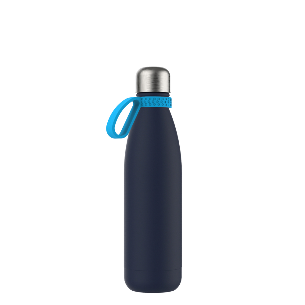Thermofles RETUMBLER-NIZZA - cyaan, navy, zilver