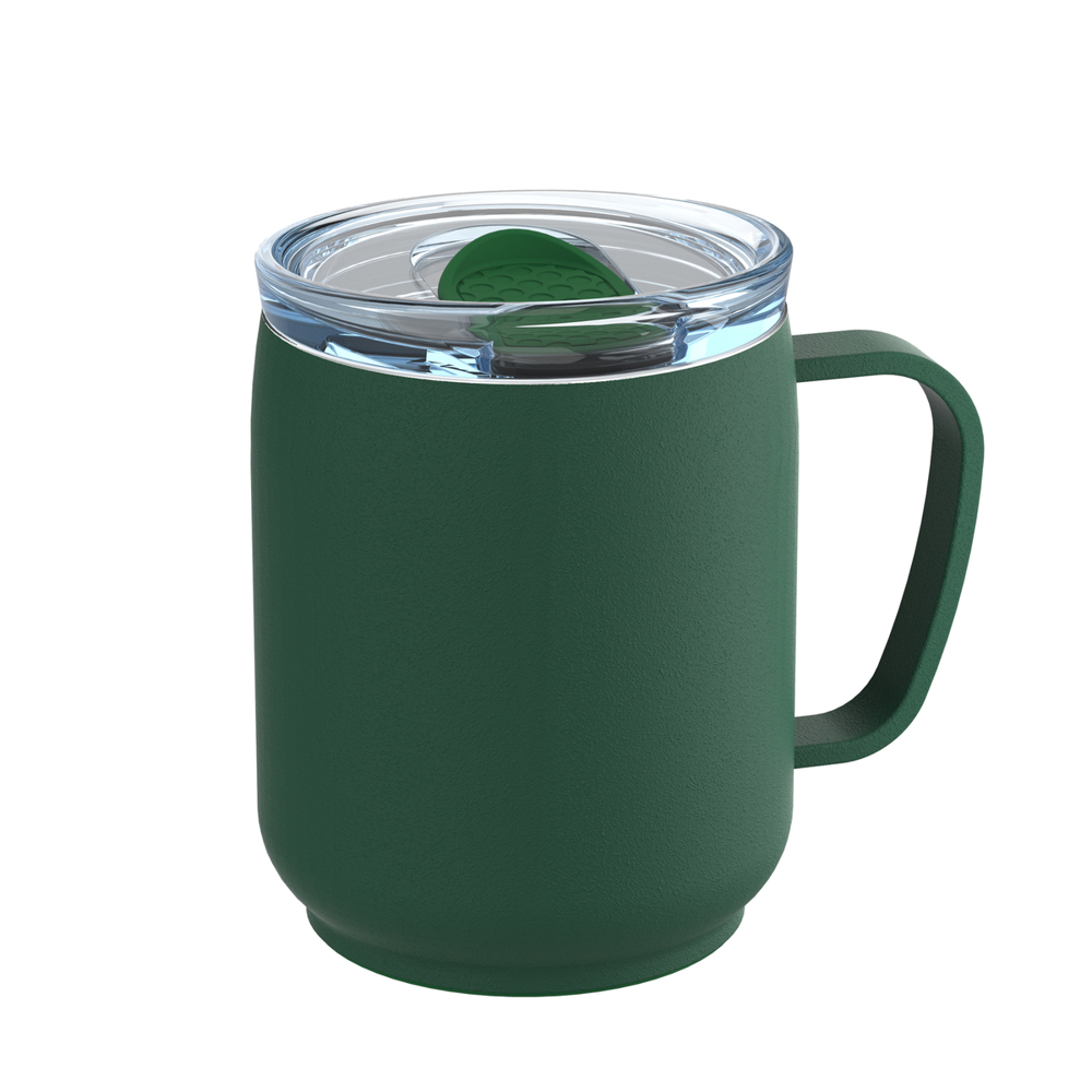 Thermobeker RETUMBLER-myNIZZA CERAMIC - groen, transparant, wit