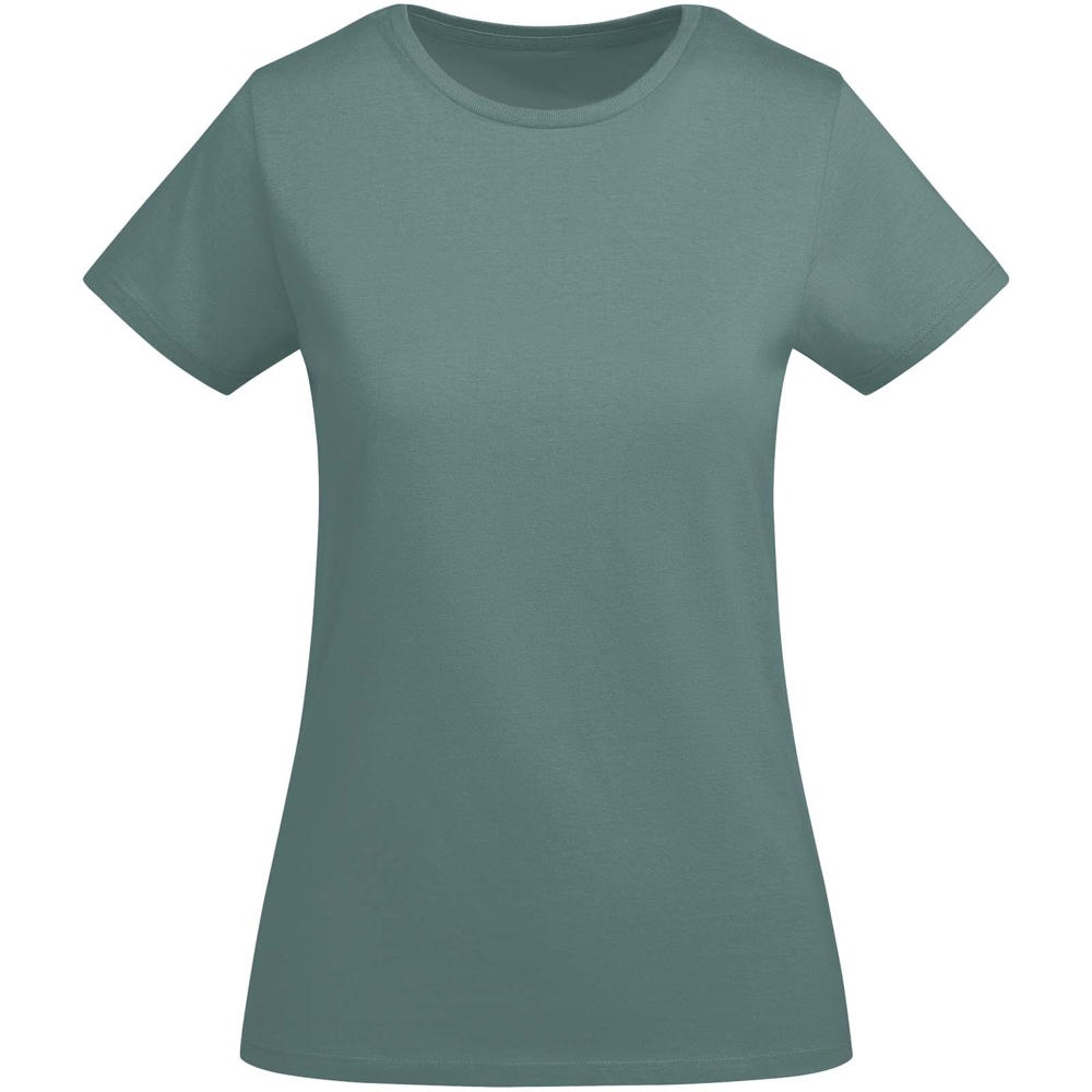 Breda 175 g/m² biologisch katoenen dames T-shirt met korte mouwen - Kalm blauw