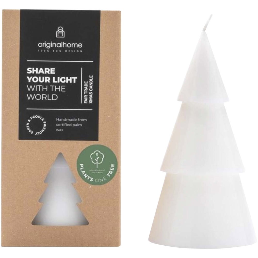 Originalhome kerstboomkaars - L - Wit