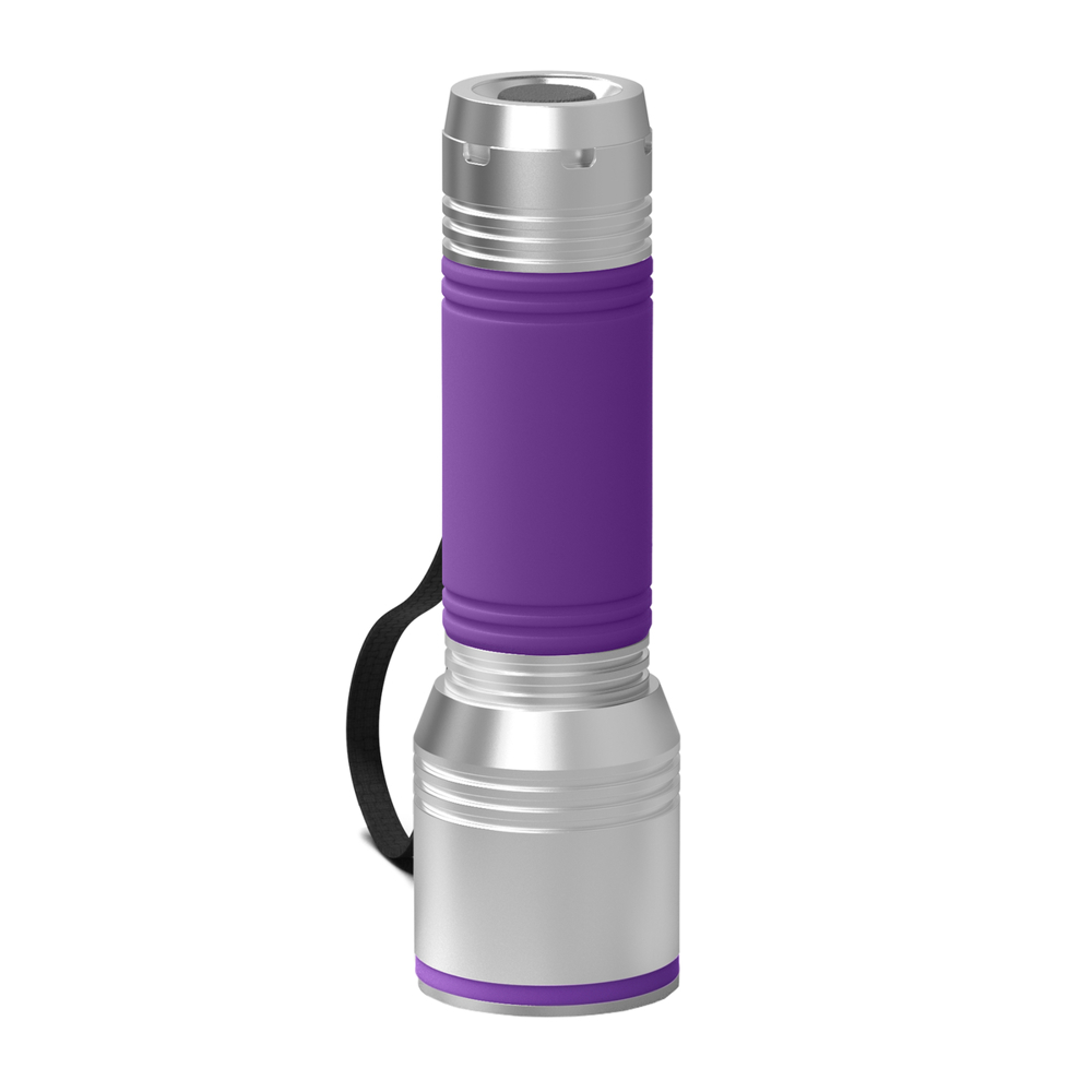 Zaklamp REEVES-myFLASH 700 - zilver, paars