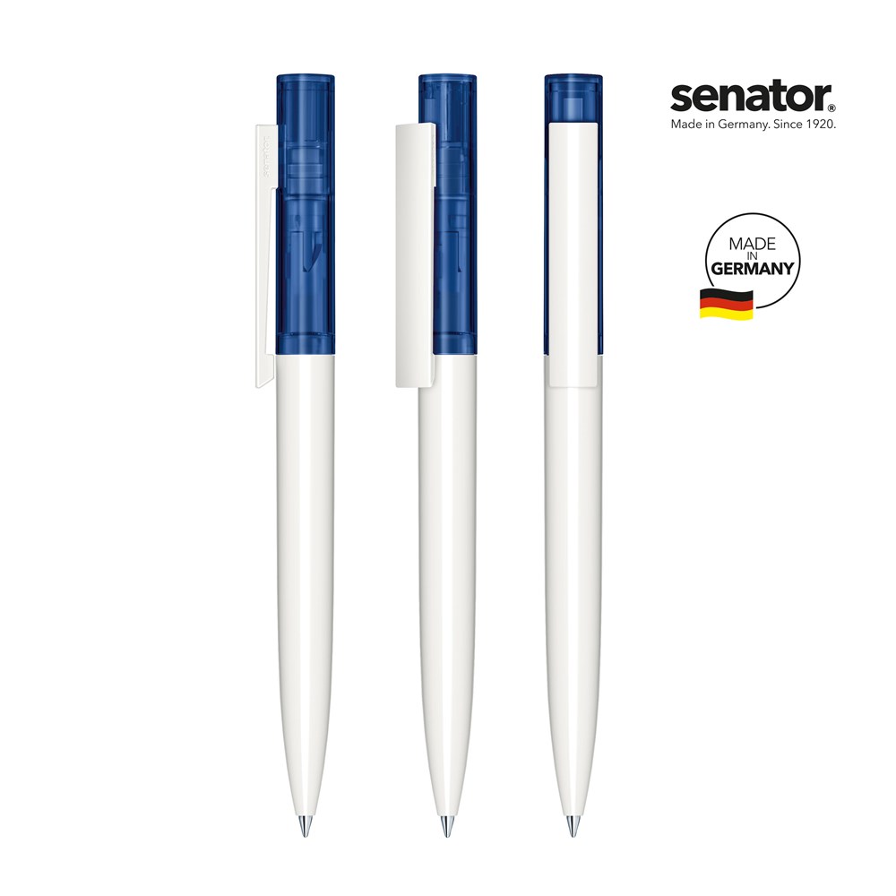 senator® Headliner  Clear  Twist ballpoint pen - blauw 2757