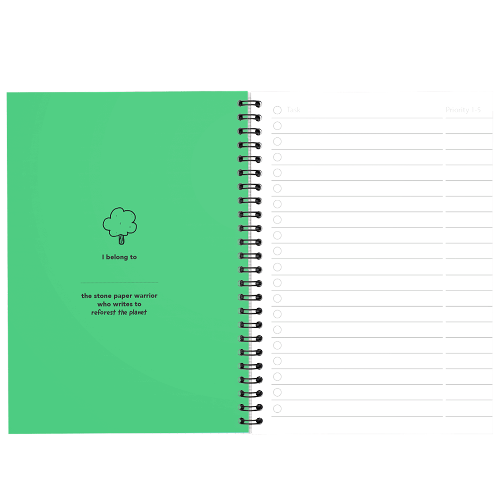 MOYU Uitwisbaar Steenpapier Notitieboek A5 Premium – 40 Pagina’s, Full Color, Gemixte Pagina’s