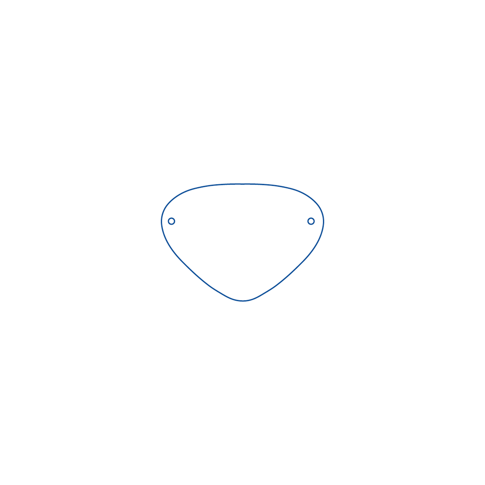 Piraten ooglapjes 7,5 x 5,5 cm