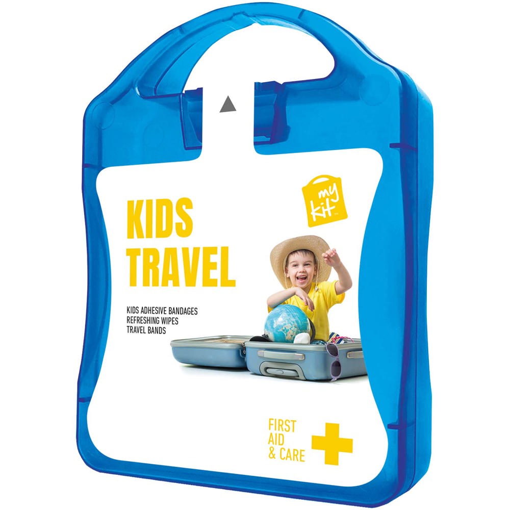 MyKit Reisset voor kinderen - Transparant Blauw