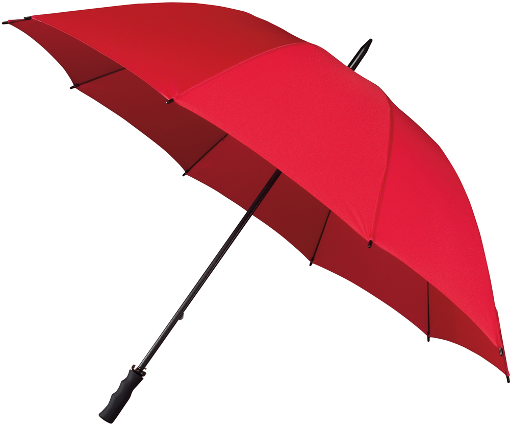 FALCONE - Golfparaplu - Handopening - Windproof -  130 cm - rood (± PMS 187C)