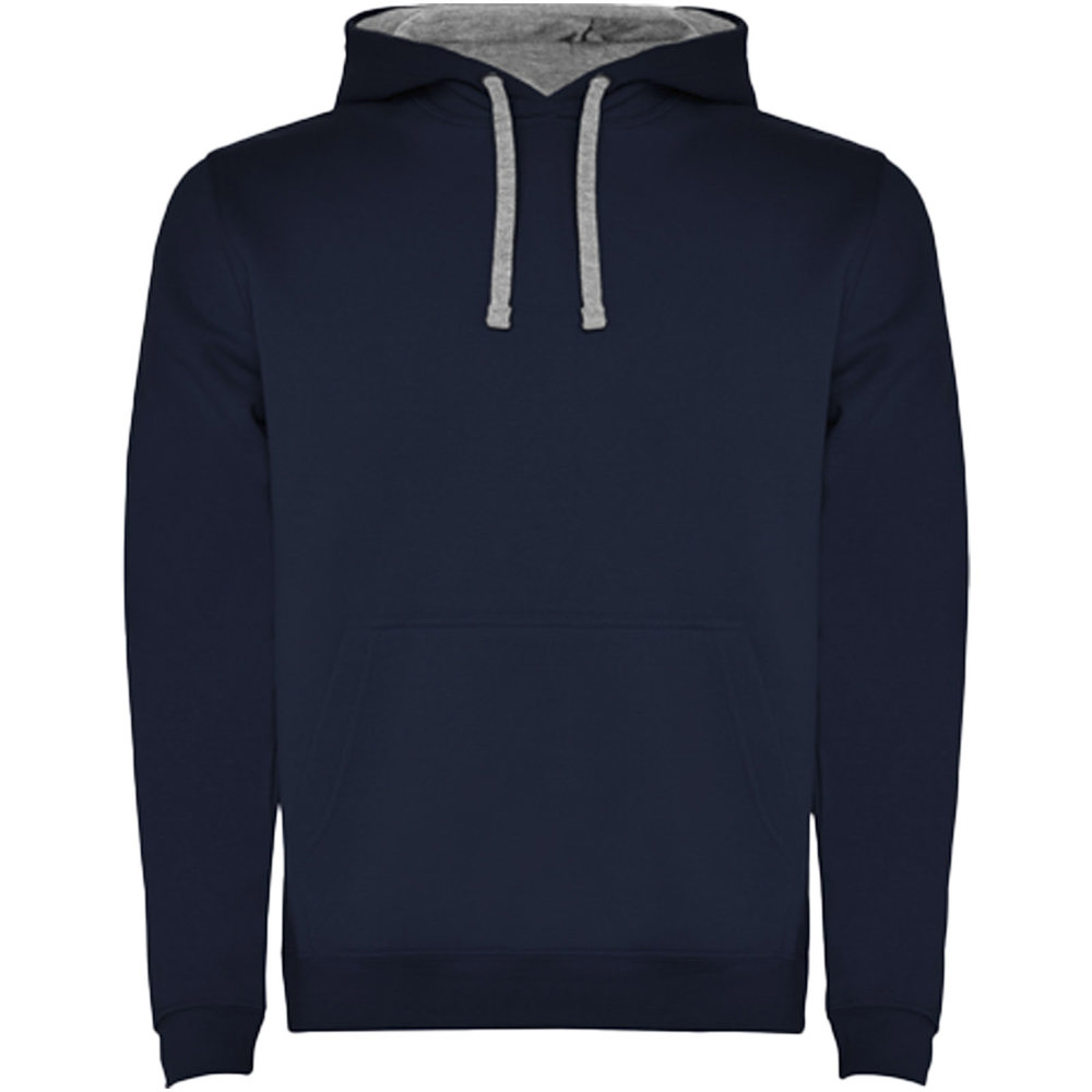 Urban 280 g/m² hoodie voor heren - Marineblauw, Gemêleerd grijs