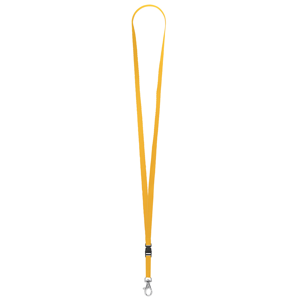Keycord "standaard", breedte 10 mm - zonnig geel