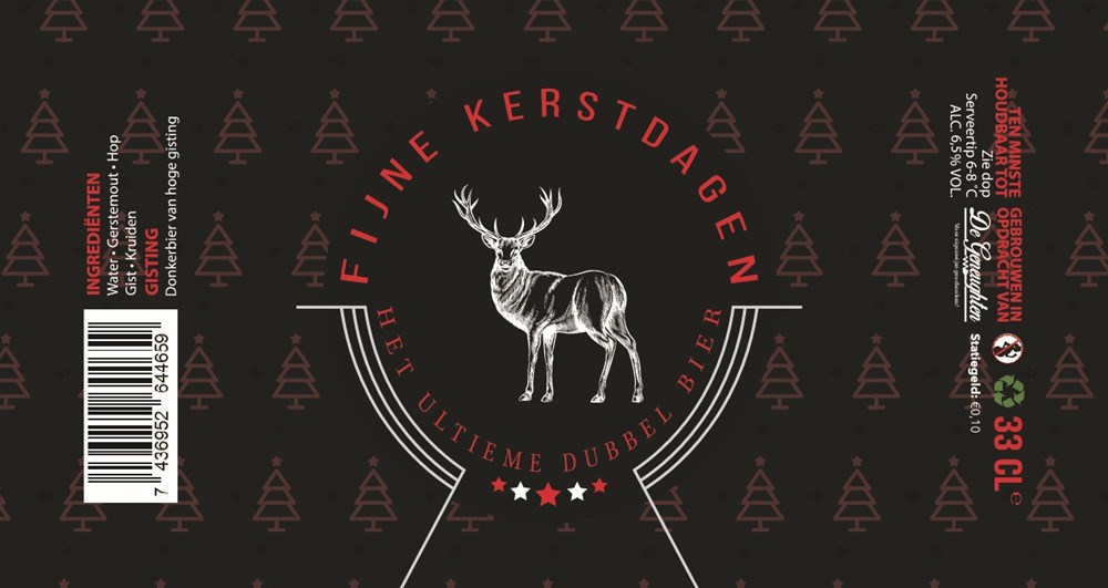 Kerstbier Rendier Dubbel 33 cl