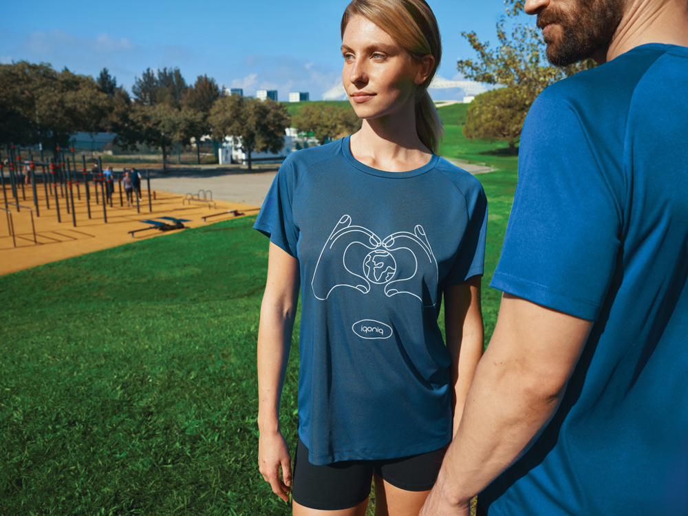 IQONIQ Tikal gerecycled polyester sneldrogend sport t-shirt