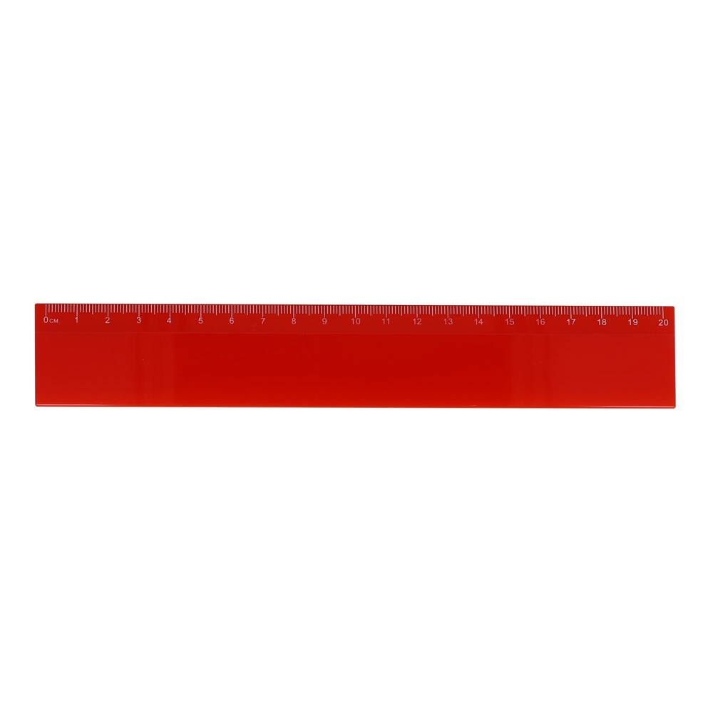 Liniaal 20cm - Rood