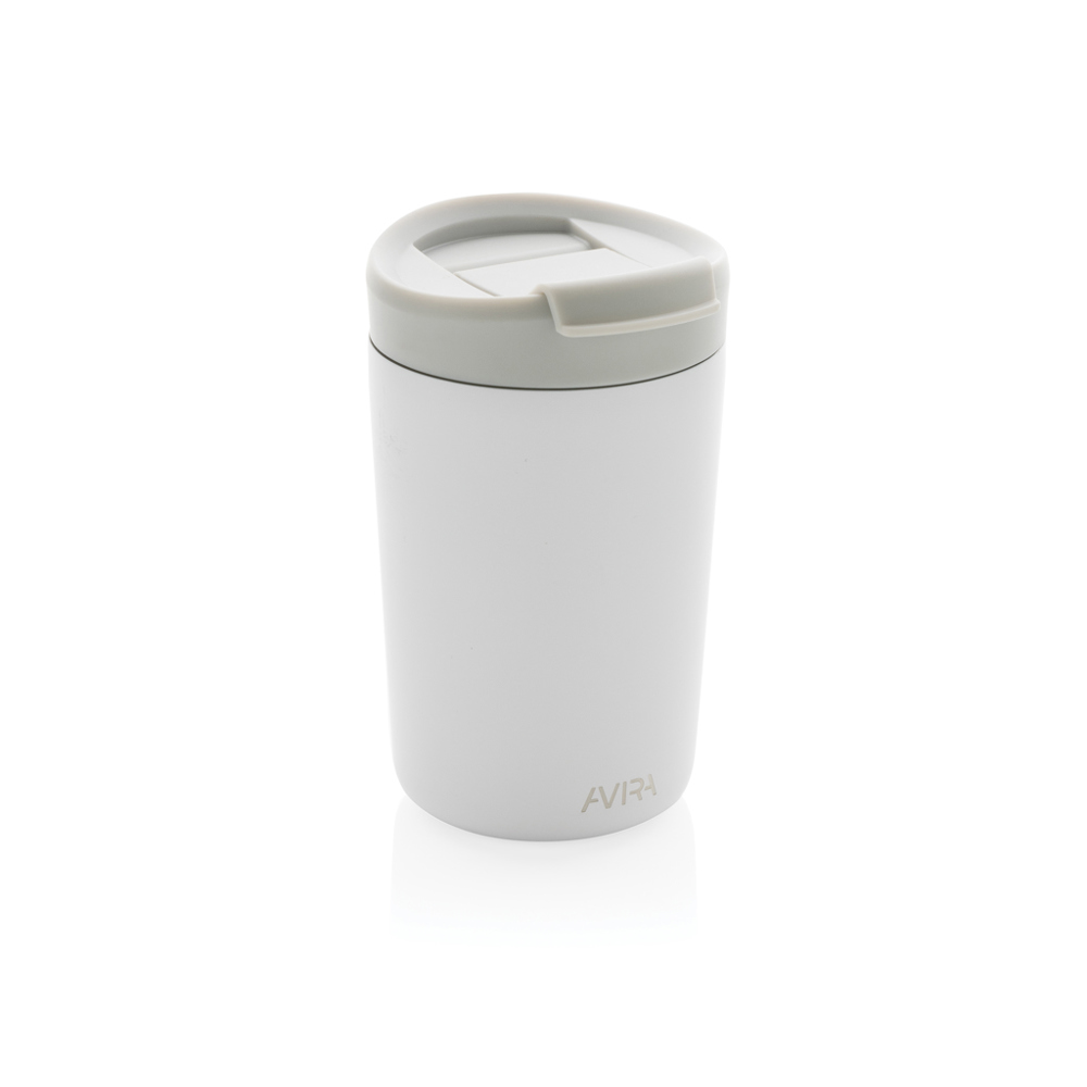 Avira Alya RCS gerecycled roestvrijstalen beker 300ML - wit (± PMS White)