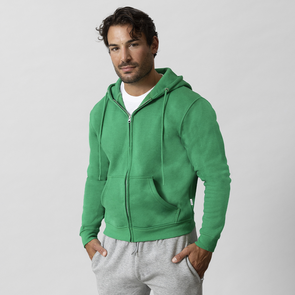 Volwassene Hooded + Rits Sweatshirt Walder