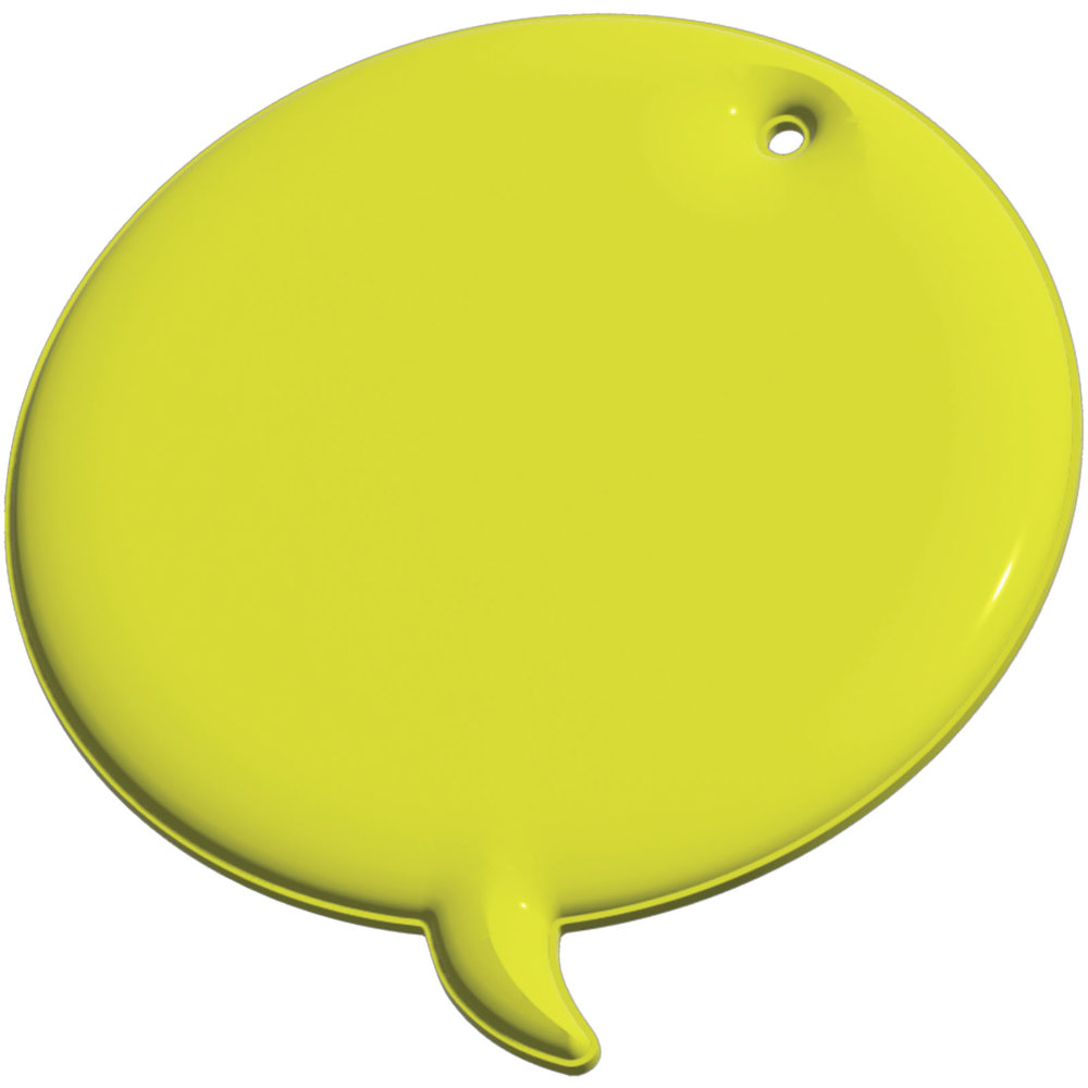 RFX™ H-09 reflecterende TPU hanger met bijschrift
