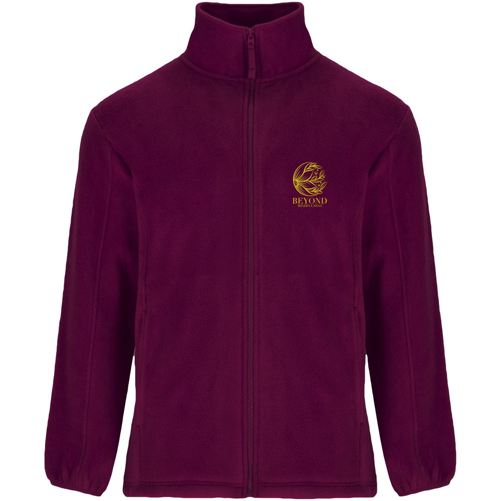 Artic fleece herenjack met volledige rits