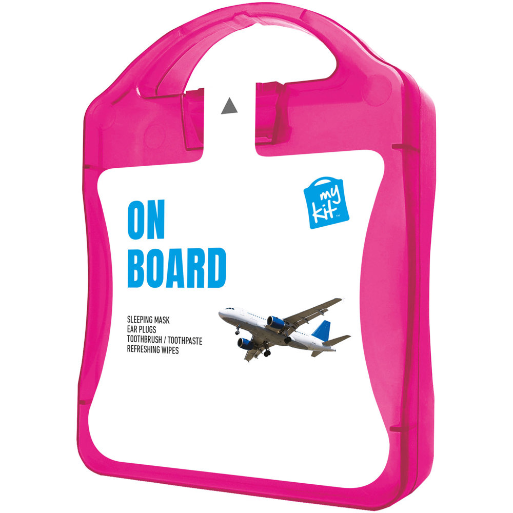 MyKit Aan Boord Set - Transparant magenta