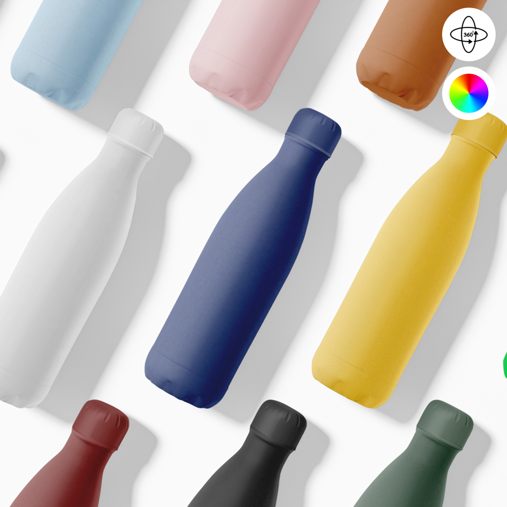 Thermosfles / Drinkfles - 500 ml - Blauw