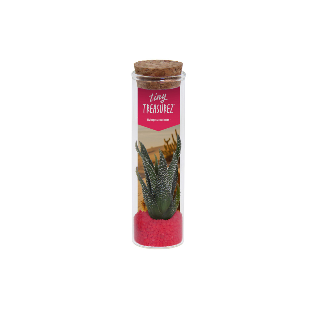 Tiny Treasurez® - Message in a bottle small - Donker Roze