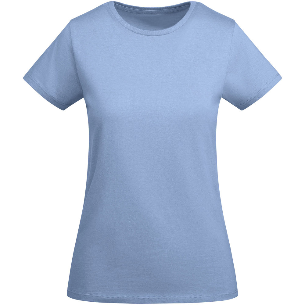 Breda 175 g/m² biologisch katoenen dames T-shirt met korte mouwen - Hemelsblauw