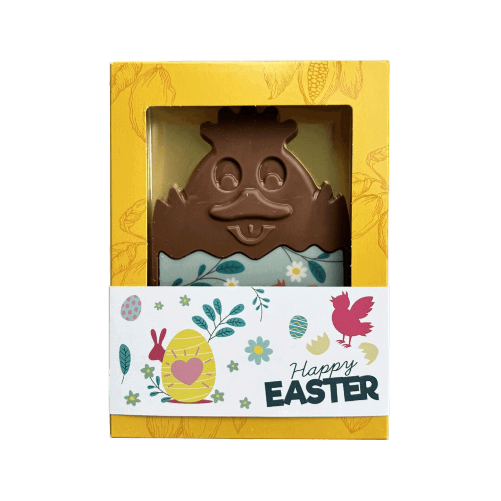 Chocolade paaskuiken blauw | melk | 175g