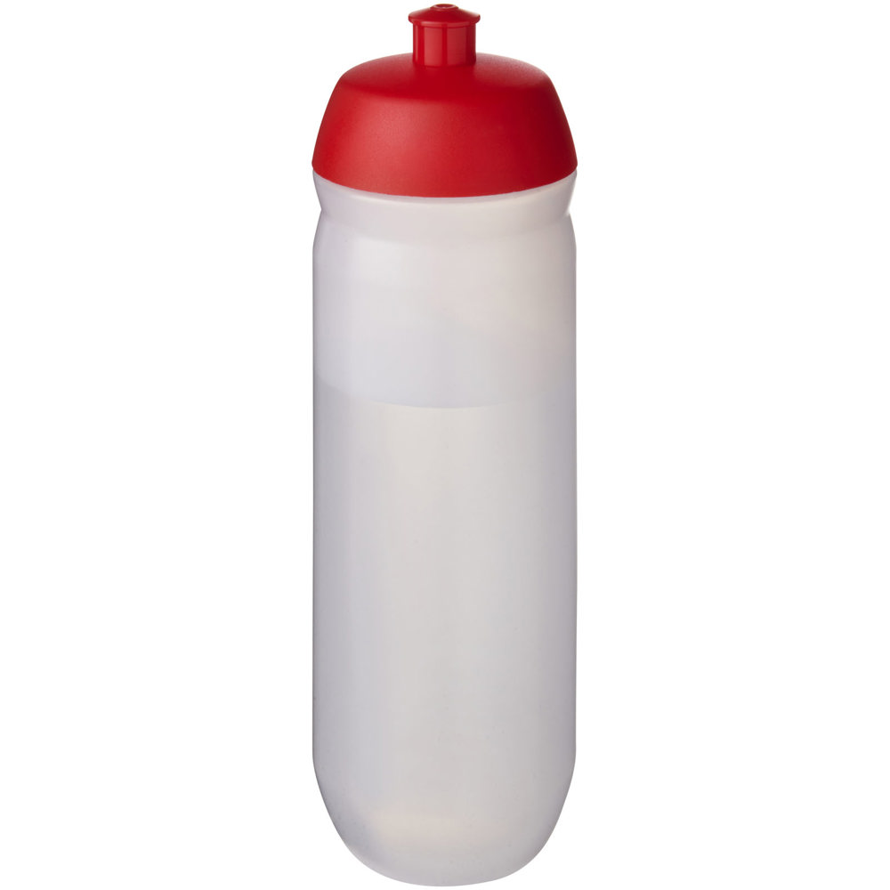 HydroFlex™ knijpfles van 750 ml - Rood, Transparant wit