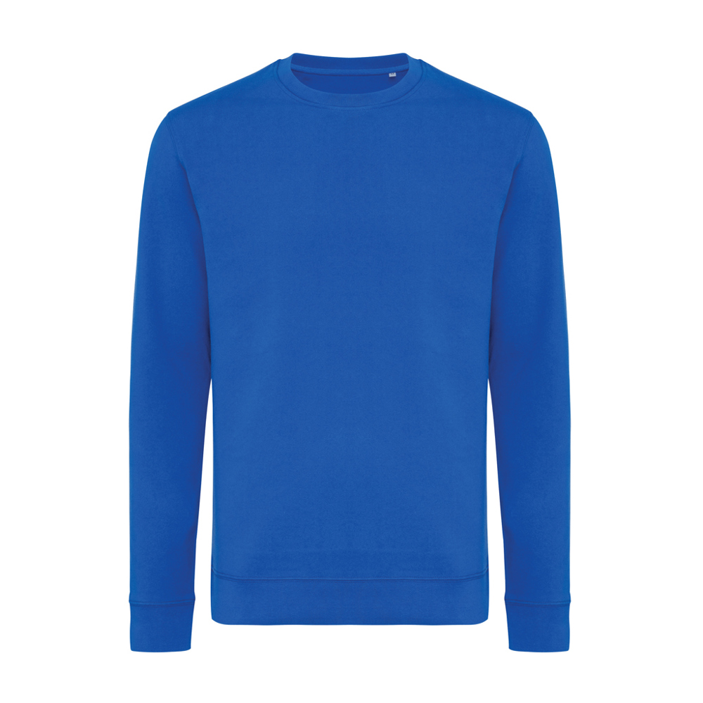 IQONIQ Zion gerecycled katoen sweater - royal blue (± PMS 19-4050 TCX)