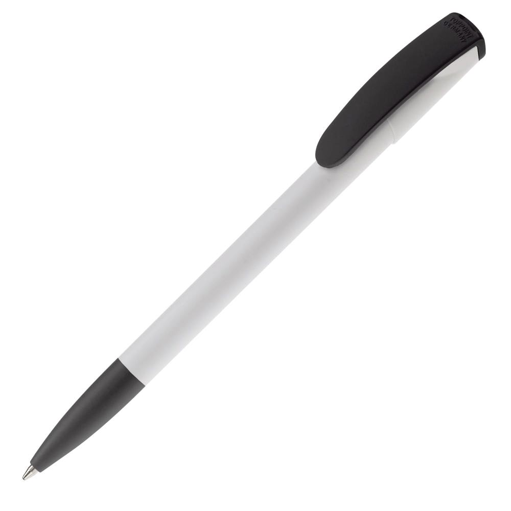 Balpen Deniro hardcolour - Wit / Zwart