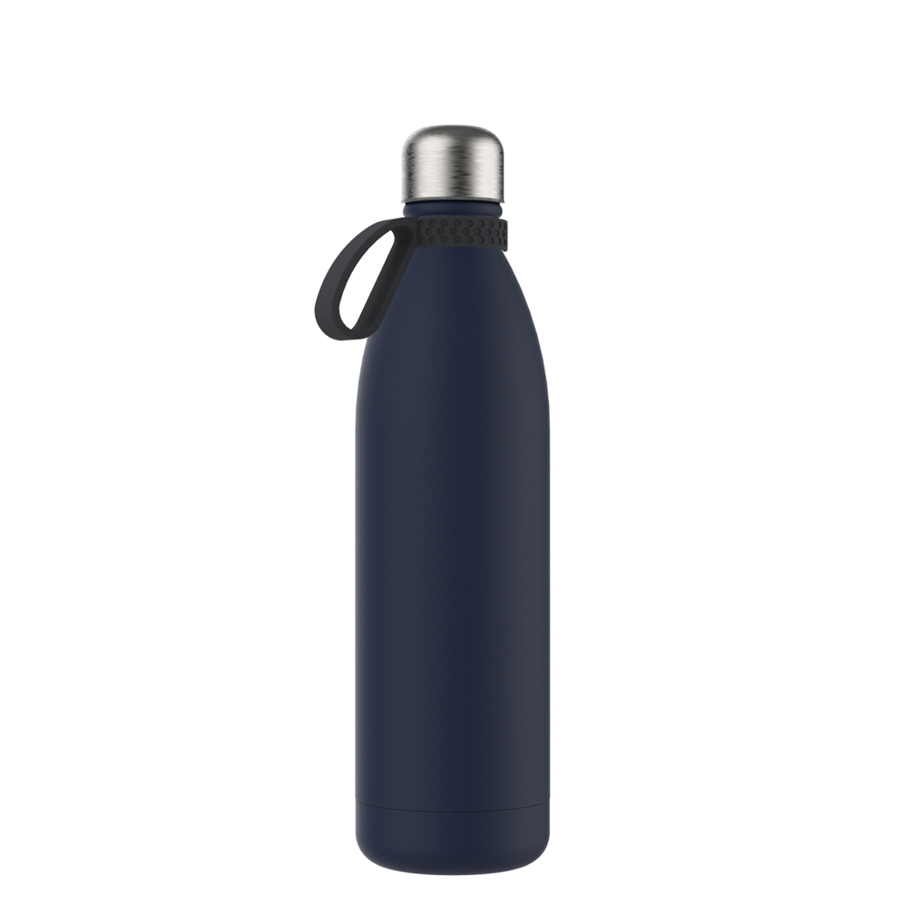 Thermofles RETUMBLER-NIZZA XL - donkergrijs, navy, zilver