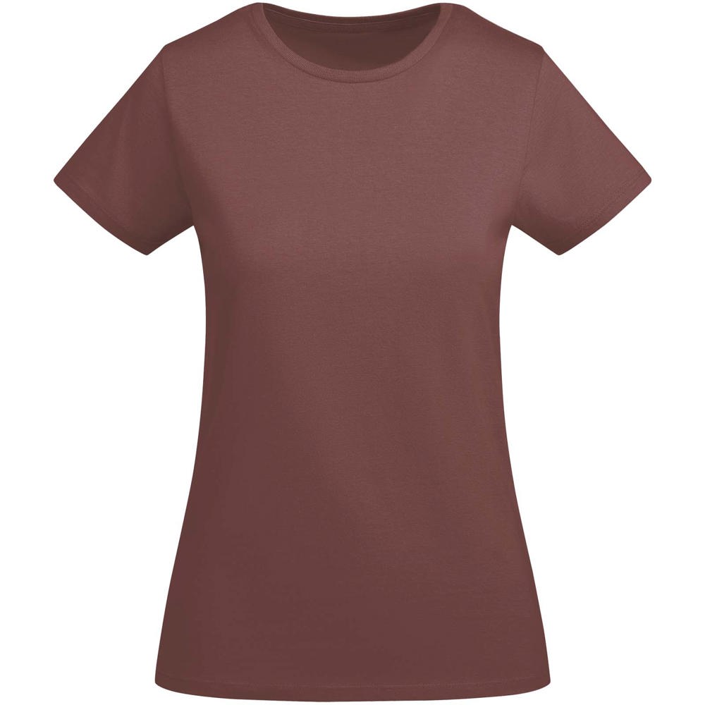 Breda 175 g/m² biologisch katoenen dames T-shirt met korte mouwen - Bleekrood