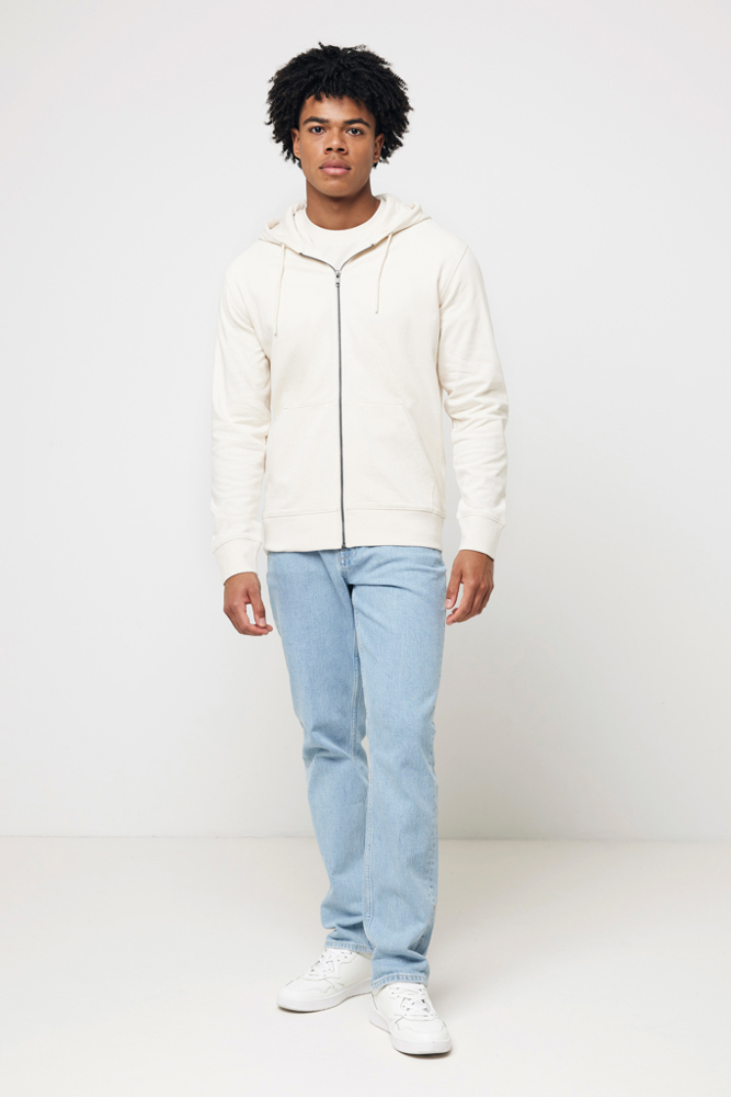 IQONIQ Abisko gerecycled katoen hoodie met rits