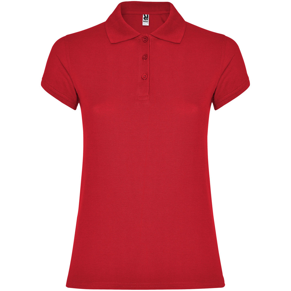Star 200 g/m² damespolo met korte mouwen - Rood