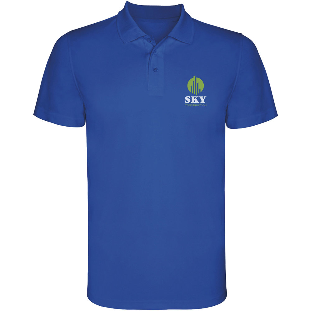 Monzha 150 g/m² sportpolo met korte mouwen voor heren