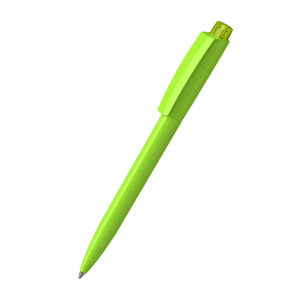 Klio-Eterna - Zeno high gloss/transparent - Drukknop-balpen - lichtgroen/lichtgroen transparant