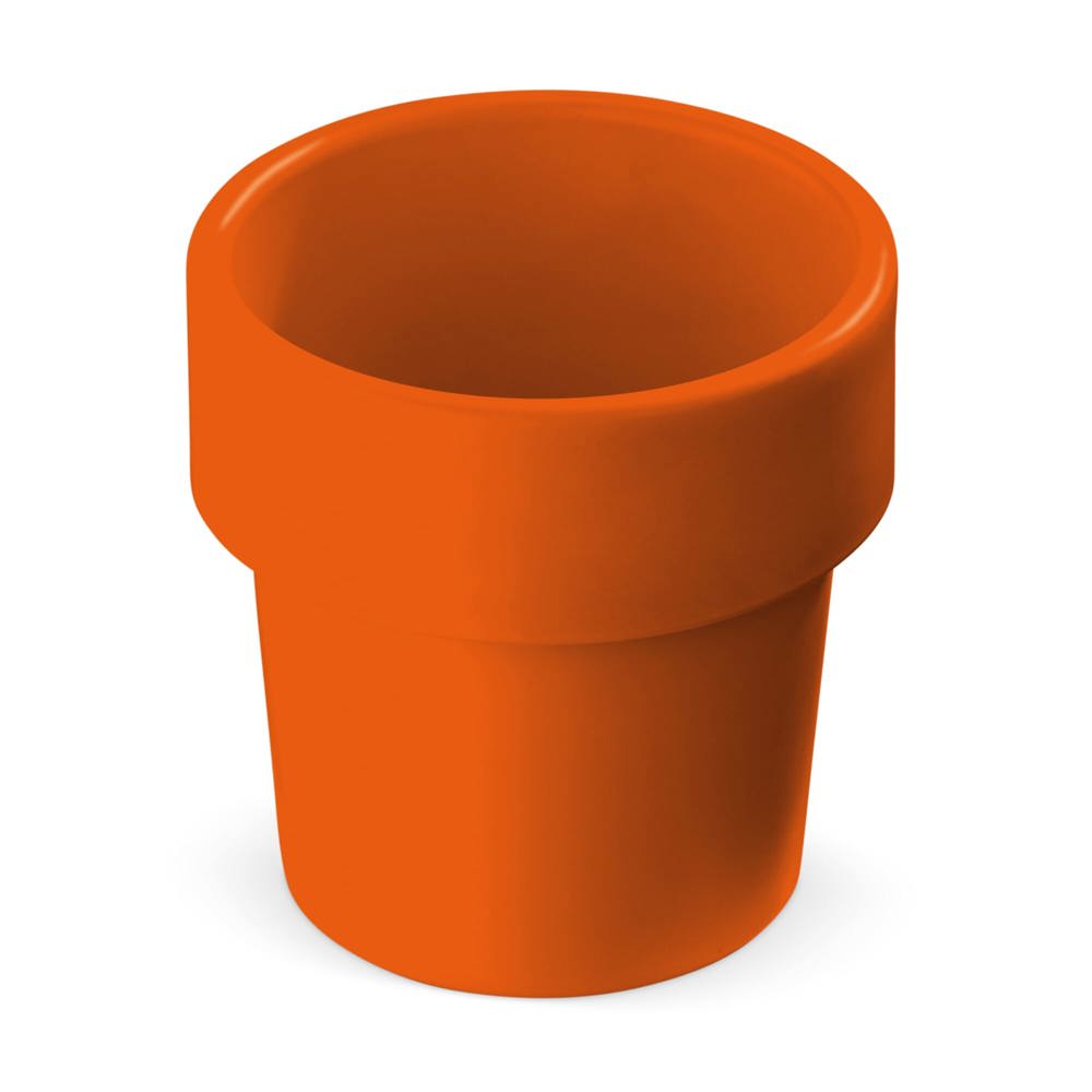Hot-but-cool beker met aardbeien zaadjes - Oranje