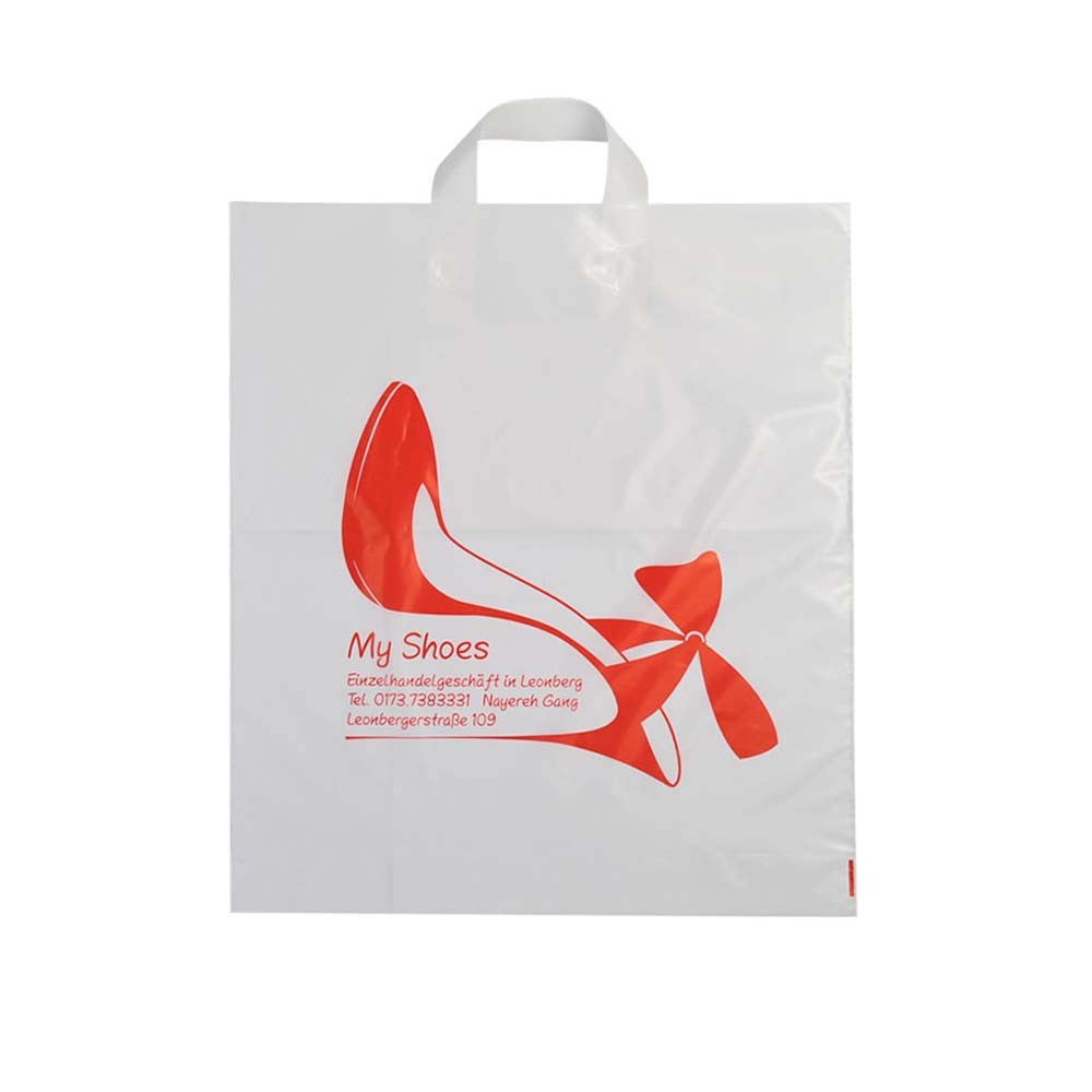 Plastic tas, 40 x 45 x 7,5 cm, 48 micron, ldpe, lushandvat, 1 zijde