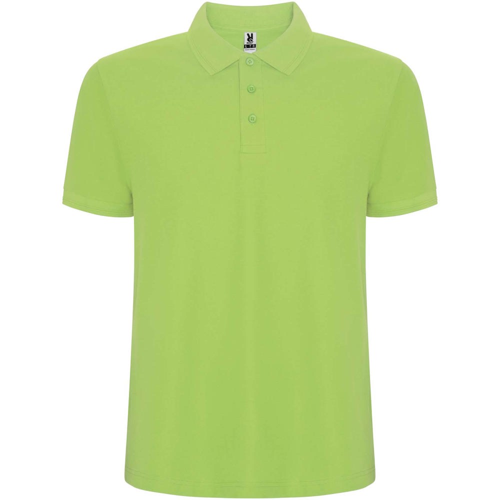 Pegaso Premium 220 g/m² herenpolo met korte mouwen - Mantisgroen