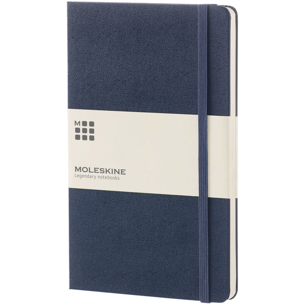 Moleskine Classic L hardcover notitieboek - effen - Saffierblauw