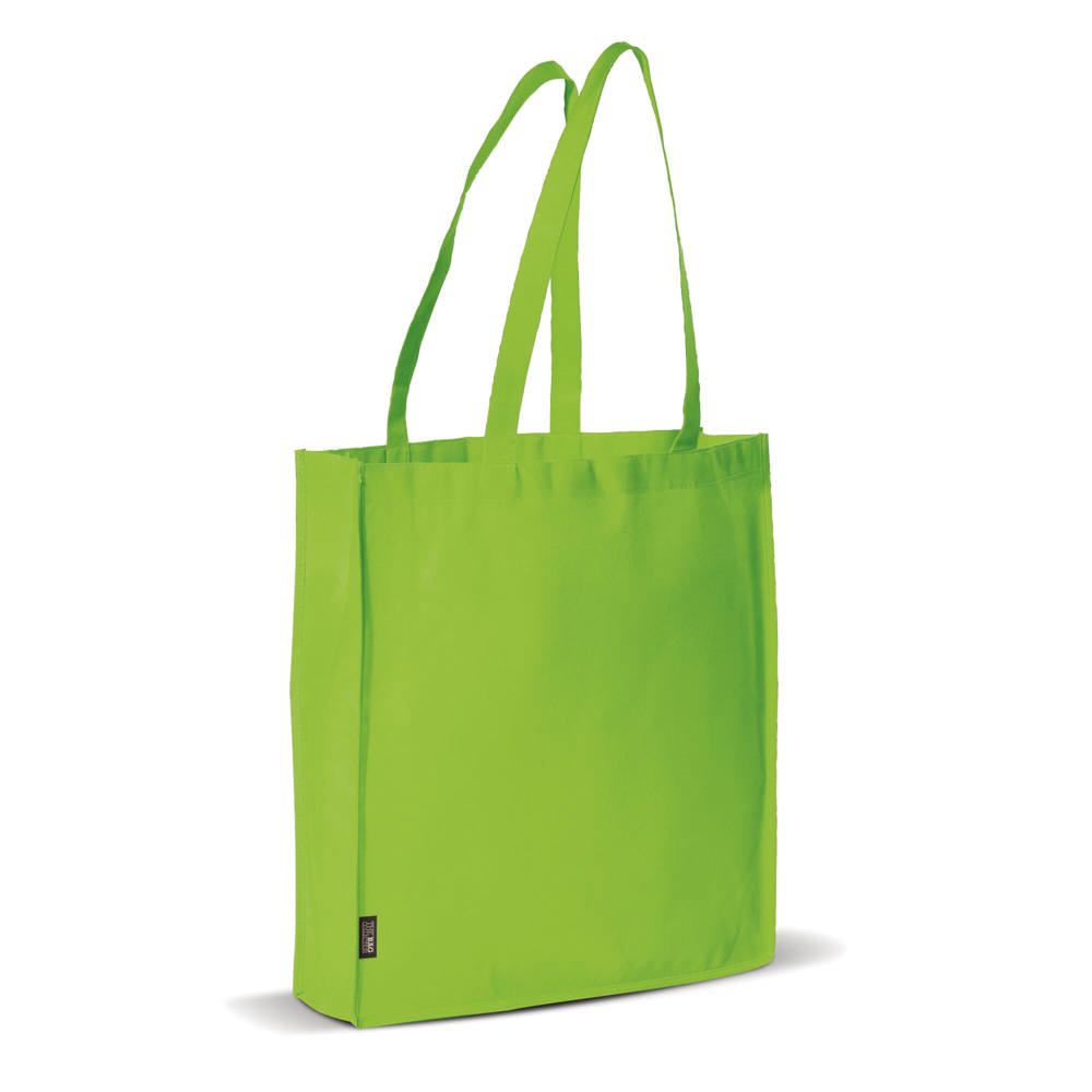 Schoudertas non-woven 75g/m² - lichtgroen