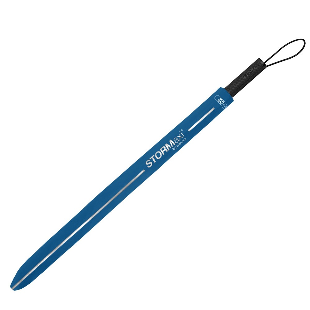 STORMaxi - Arodynamische stormparaplu - Handopening - Windproof -  92 cm - Kobalt blauw