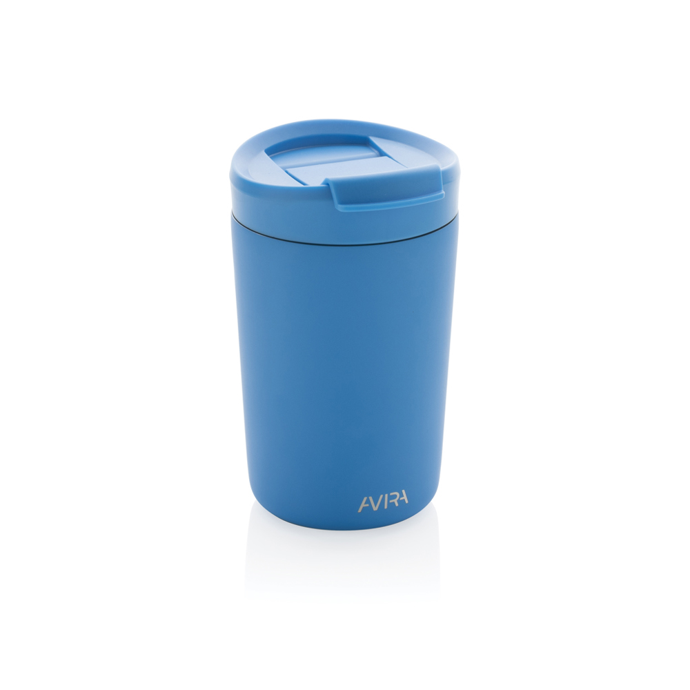 Avira Alya RCS gerecycled roestvrijstalen beker 300ML - blauw (± PMS 660C)