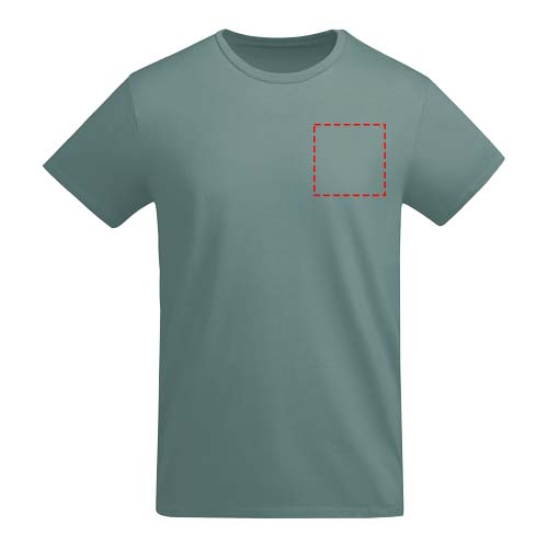 Breda 175 g/m² biologisch katoenen herenshirt met korte mouwen