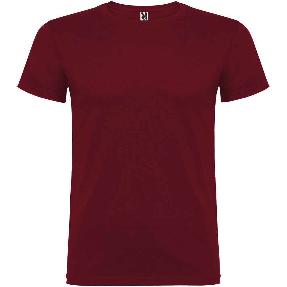 Beagle 155 g/m² herenshirt met korte mouwen - Granaat