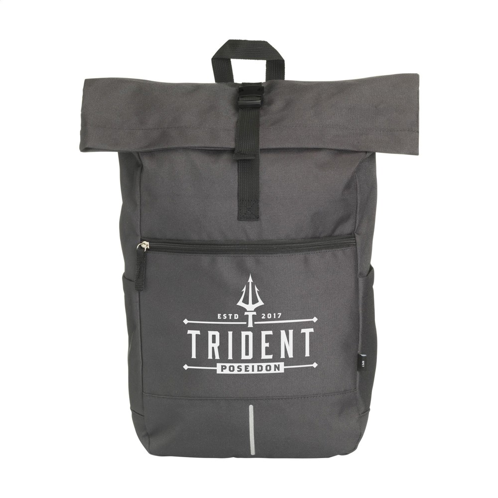 Nolan Recycled RPET rugzak - grijs (± PMS Cool Gray 11C)
