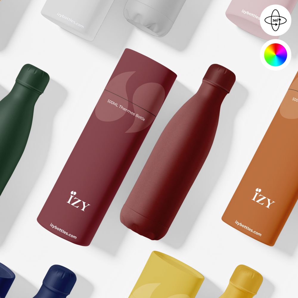 Thermosfles / Drinkfles - Rood - 500 ml