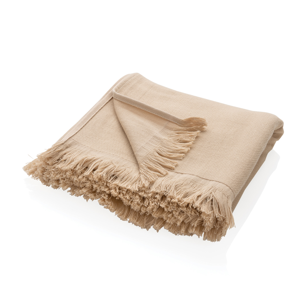 UKIYO Aware™ Keiko effen hammam handdoek 100x180cm - bruin (± PMS 14-1208 TCX)