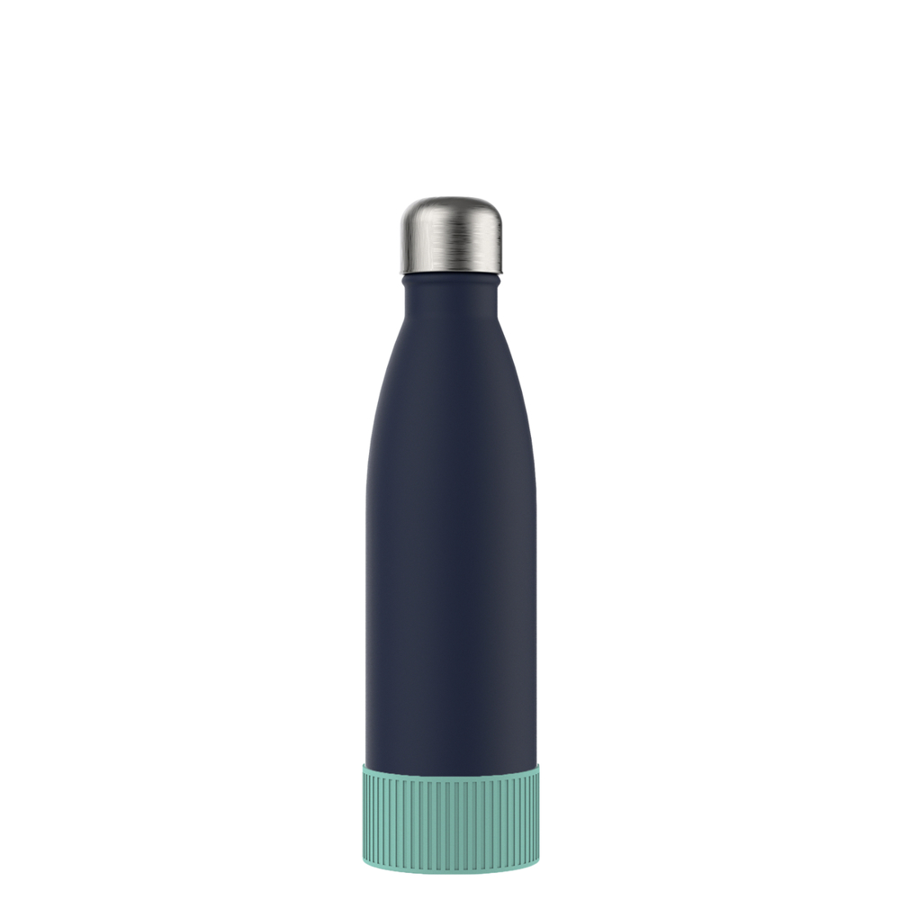 Thermofles RETUMBLER-NIZZA - lichtblauw, navy, zilver