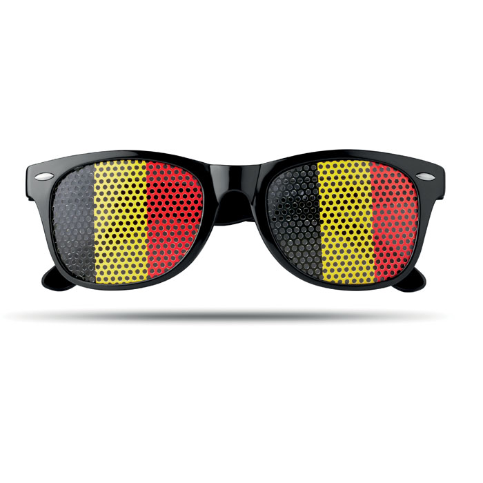 FLAG FUN - Zonnebril met vlag - zwart