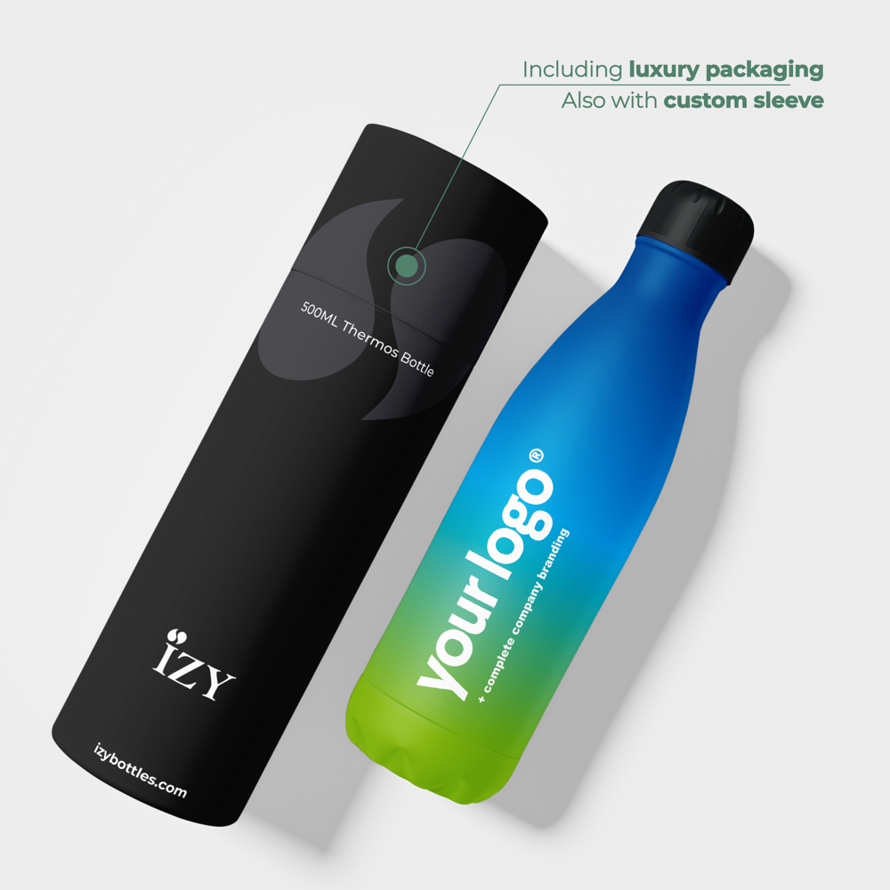 Thermosfles / Drinkfles - Zwart - 500 ml